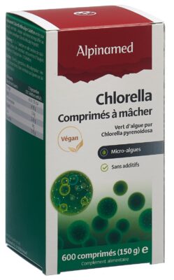 ALPINAMED Chlorella cpr 250 mg bte 600 pce