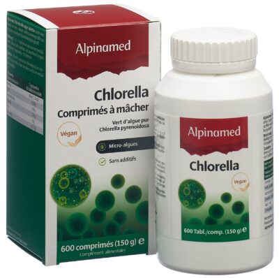 ALPINAMED Chlorella cpr 250 mg bte 600 pce
