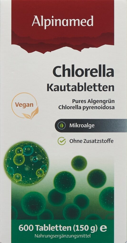 ALPINAMED Chlorella cpr 250 mg bte 600 pce