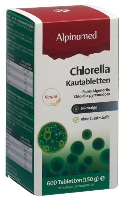 ALPINAMED Chlorella cpr 250 mg bte 600 pce