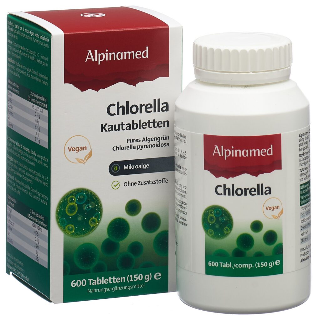 ALPINAMED Chlorella cpr 250 mg bte 600 pce