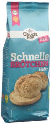 BAUCKHOF petits pains rapid avoine s gluten 500 g