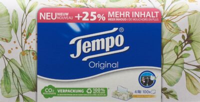 TEMPO mouchoirs box 100 pce