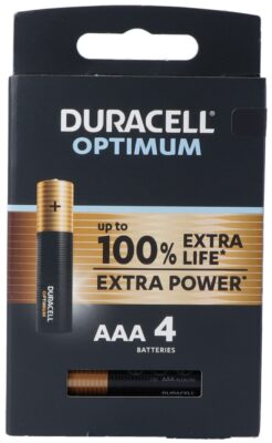 DURACELL pile optimum AAA 4 pce
