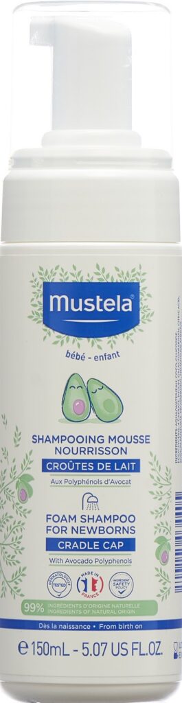 MUSTELA shampooing mousse fl 150 ml