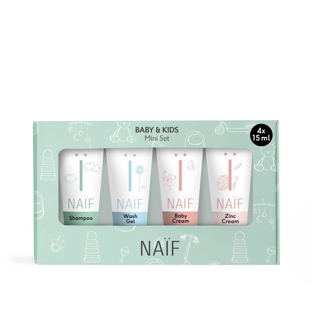 NAIF The Mini Set Baby voyage 4x travel size prod