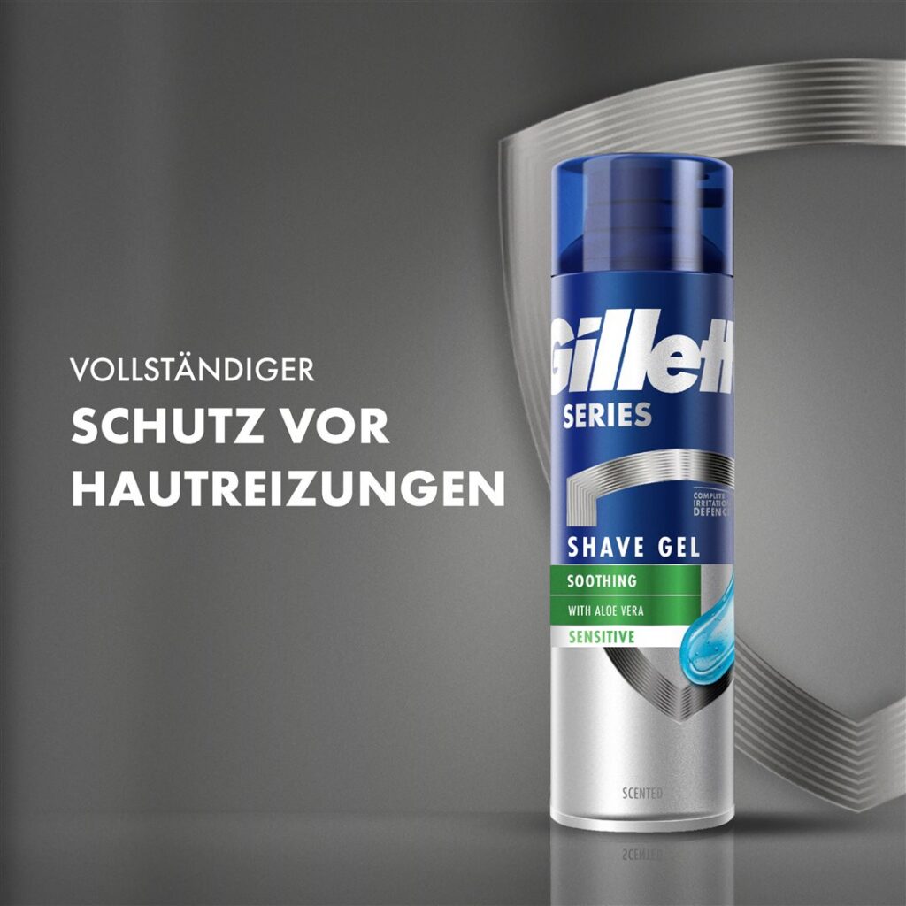 GILLETTE Series Sensitive gel à raser 200 ml