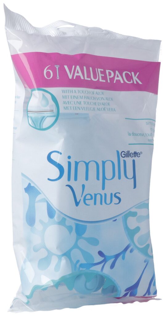 GILLETTE Simply Venus2 rasoir jetable 6 pce