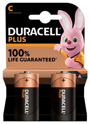 DURACELL pile plus C / LR14 2 pce