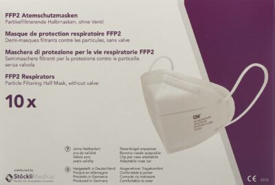 STÖCKLIMED masque FFP2 sans valve DEU 10 pce