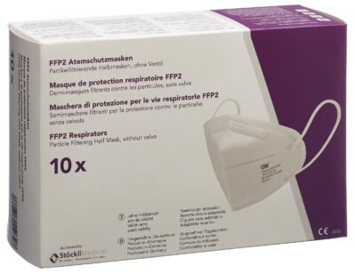 STÖCKLIMED masque FFP2 sans valve DEU 10 pce