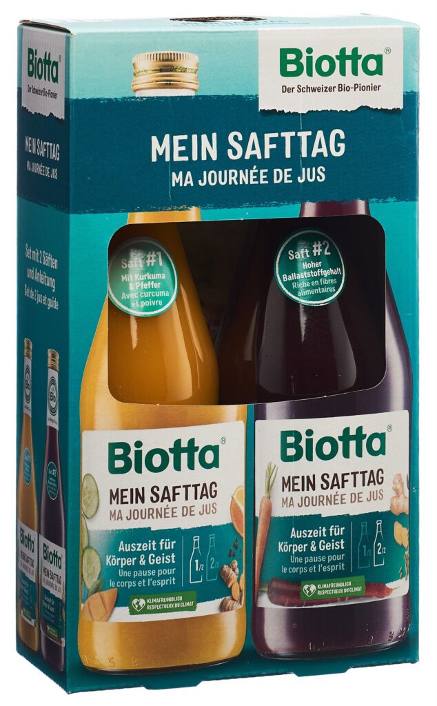BIOTTA ma journée de jus set 2 fl 5 dl