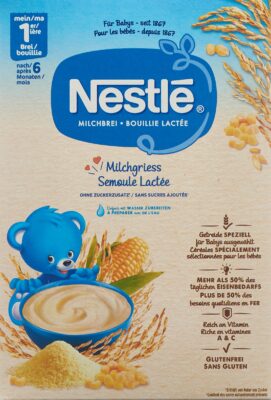 NESTLE Semoule lactée 6m 450 g