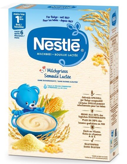 NESTLE Semoule lactée 6m 450 g