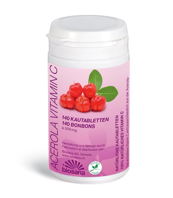 BIOSANA acérola vitamine c cpr bte 140 pce