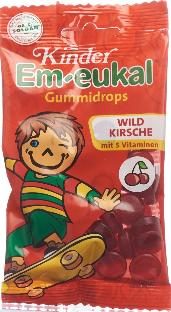 SOLDAN EM-EUKAL Enfants Gumdrops Wild Cherry 75 g