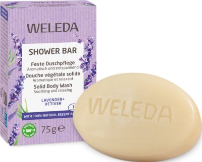 WELEDA douche végétale solide lavande vétiver 75 g