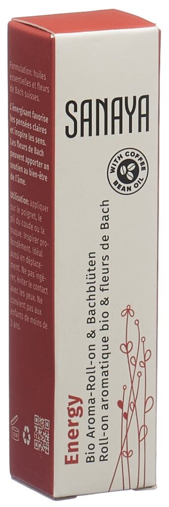 SANAYA aroma&fl Bach roll on Energy bio 10 ml