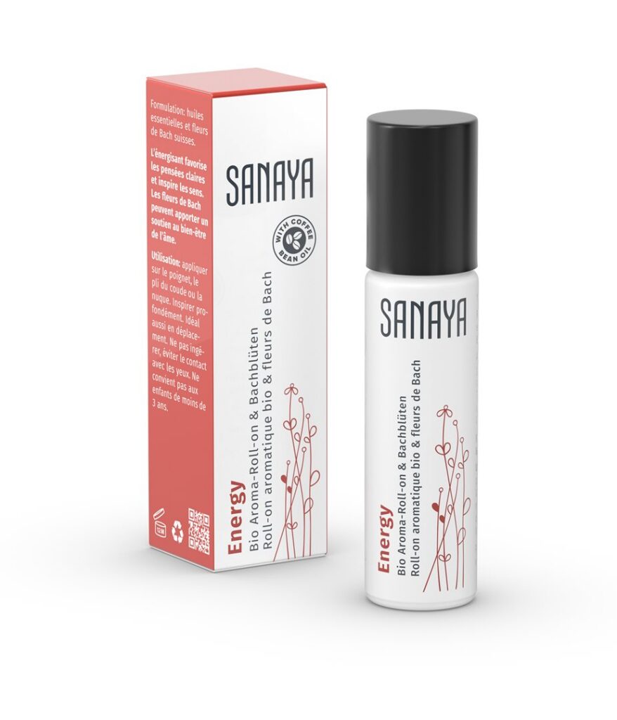 SANAYA aroma&fl Bach roll on Energy bio 10 ml