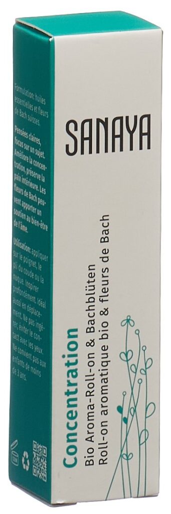 SANAYA aroma&fl Bach roll on Concentr bio 10 ml