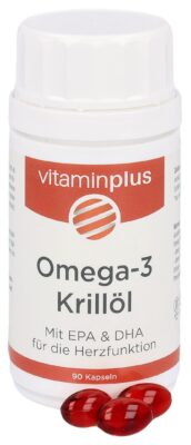 VITAMINPLUS Omega Krill caps bte 90 pce