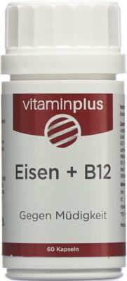 VITAMINPLUS Eisen 21 mg + B12 caps bte 60 pce