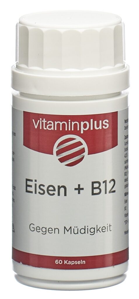 VITAMINPLUS Eisen 21 mg + B12 caps bte 60 pce