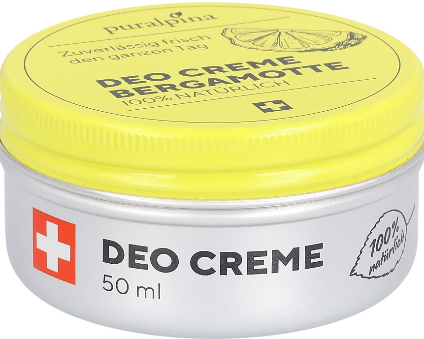 PURALPINA déo crème bergamote bte 50 ml