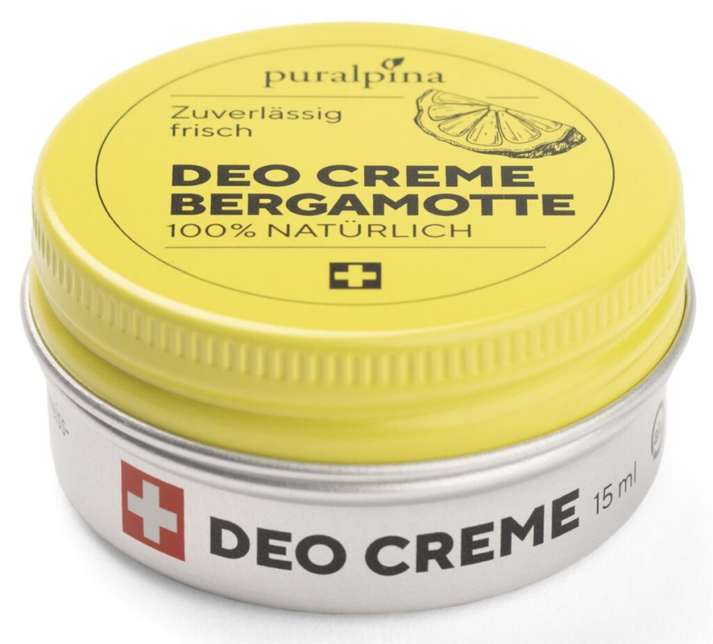 PURALPINA déo crème bergamote bte 15 ml