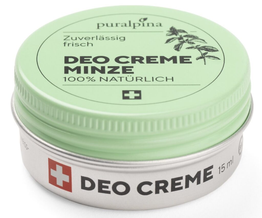 PURALPINA déo crème menthe bte 15 ml