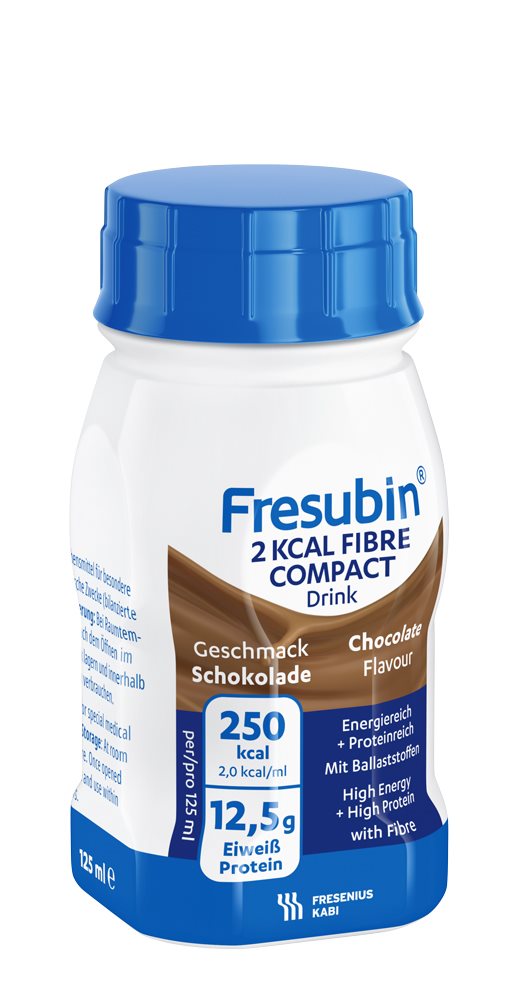 FRESUBIN 2 kcal Comp Fib DRINK choco 4 x 125 ml