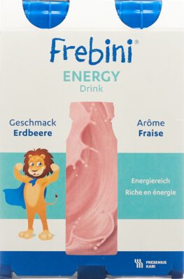FREBINI Energy DRINK fraise 4 fl 200 ml