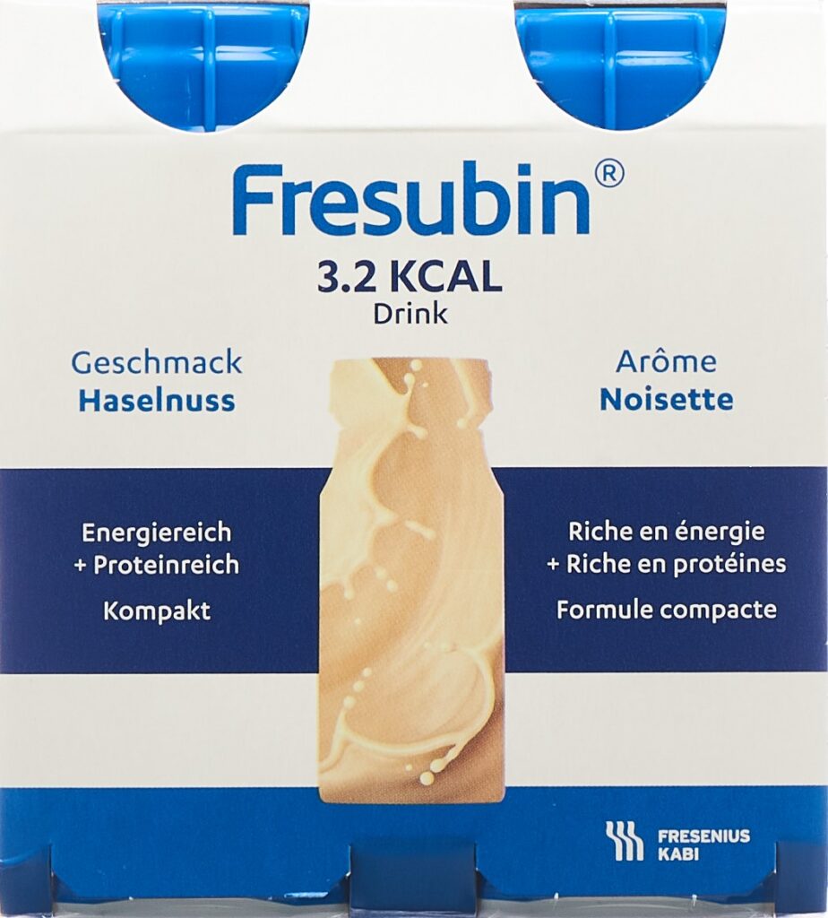 FRESUBIN 3.2 kcal DRINK noisette 4 x 125 ml
