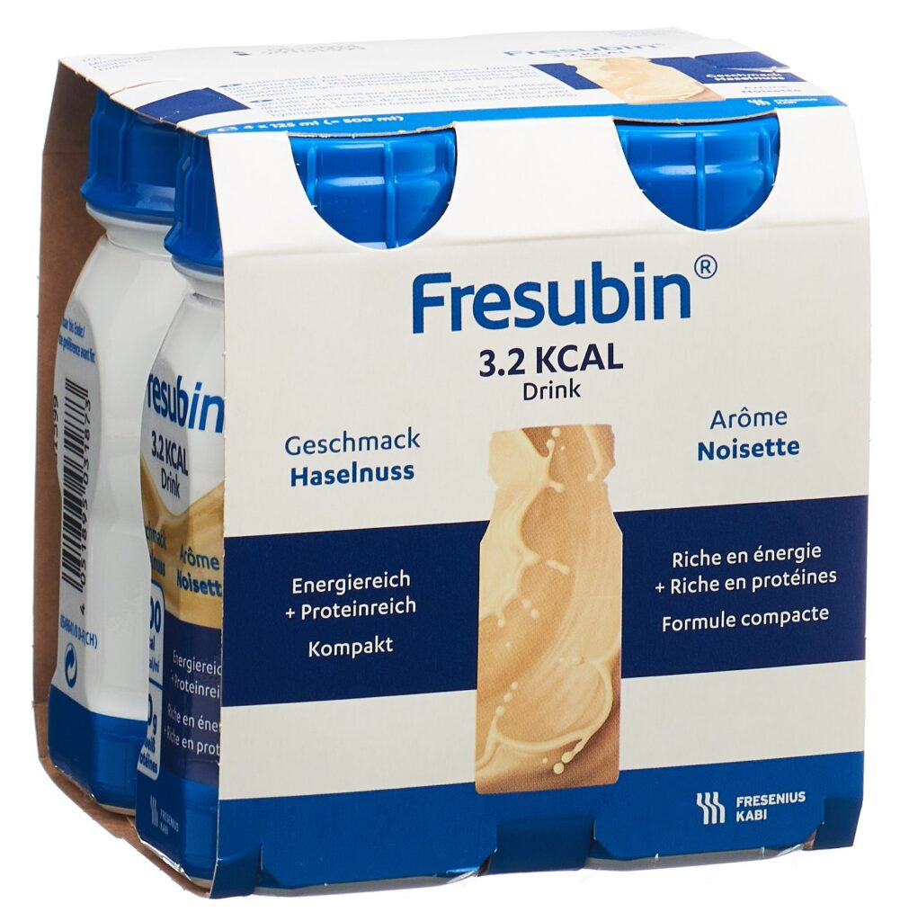 FRESUBIN 3.2 kcal DRINK noisette 4 x 125 ml