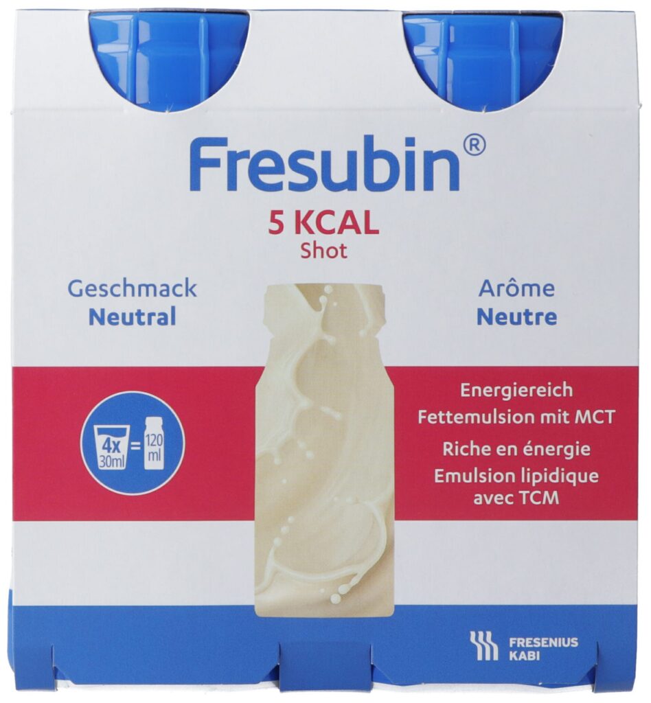 FRESUBIN 5 kcal Shot neutre 4 fl 120 ml