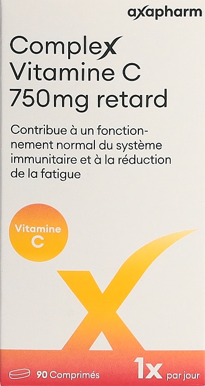 COMPLEX vitamine C retard cpr 750 mg bte 90 pce