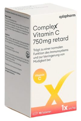COMPLEX vitamine C retard cpr 750 mg bte 90 pce