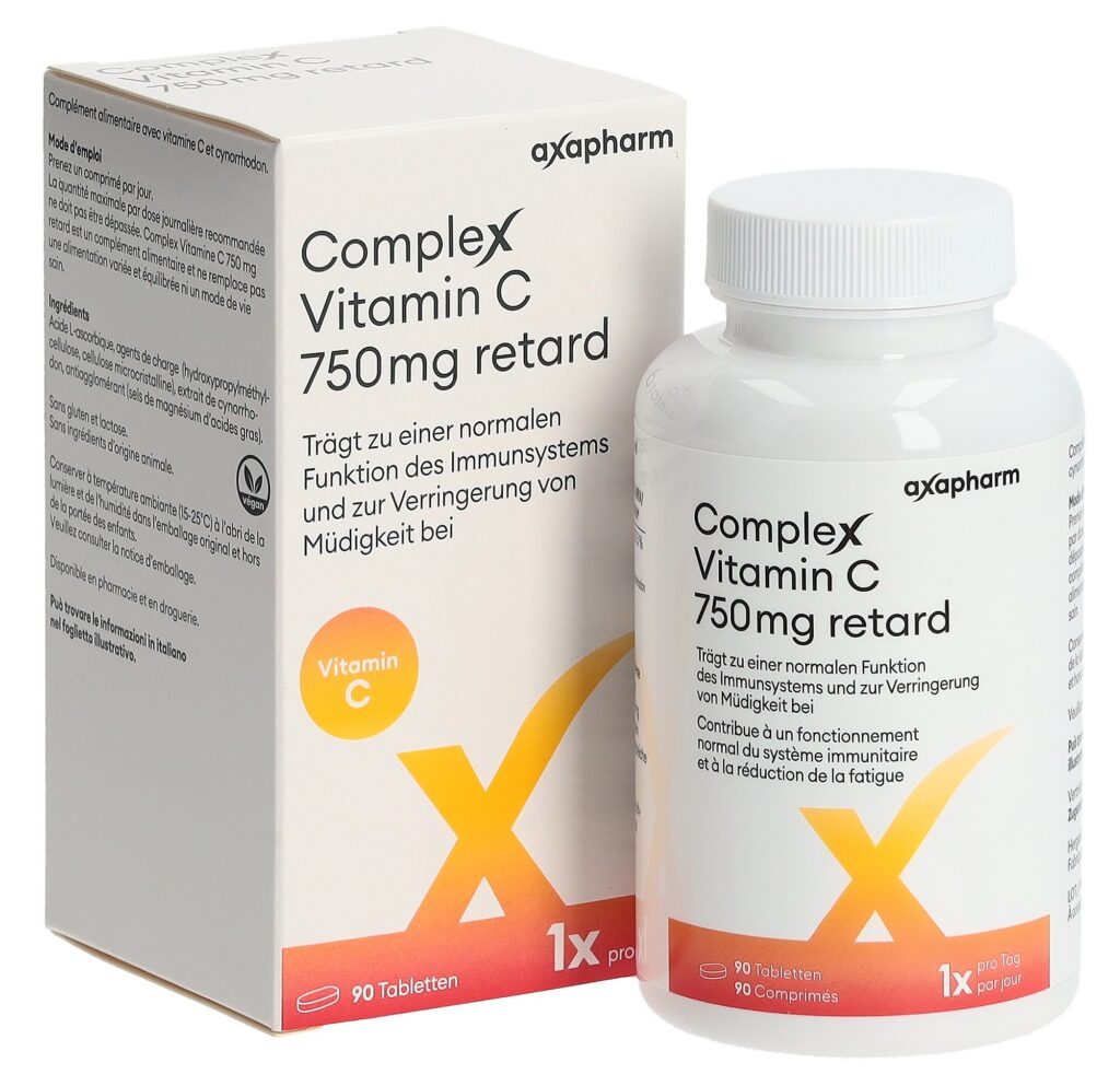 COMPLEX vitamine C retard cpr 750 mg bte 90 pce
