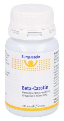BURGERSTEIN Beta-Carotin caps bte 100 pce