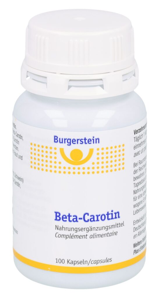 BURGERSTEIN Beta-Carotin caps bte 100 pce