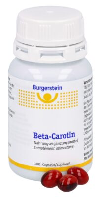 BURGERSTEIN Beta-Carotin caps bte 100 pce