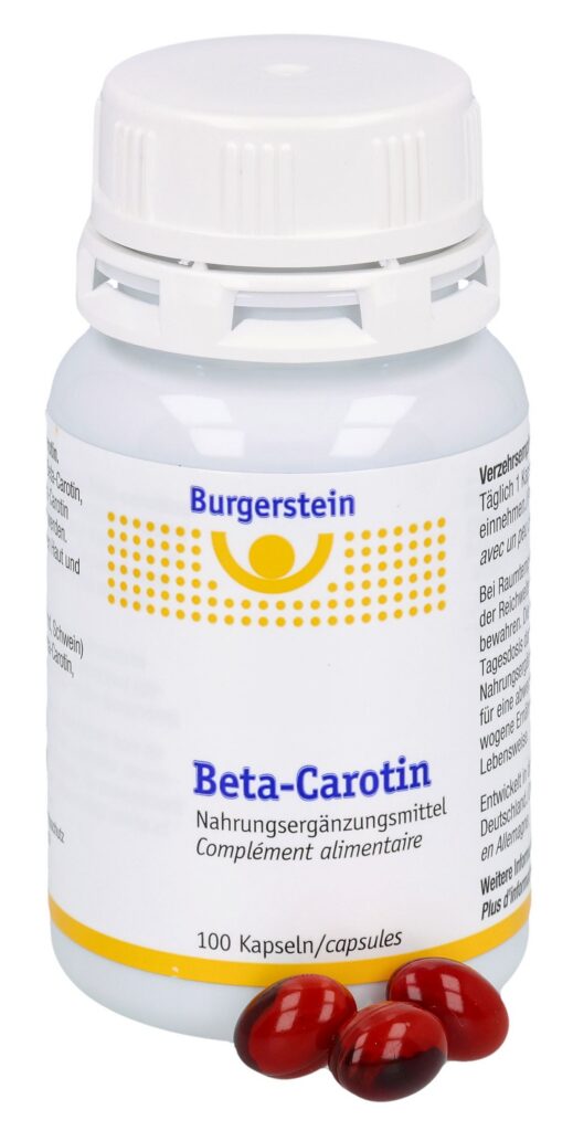 BURGERSTEIN Beta-Carotin caps bte 100 pce