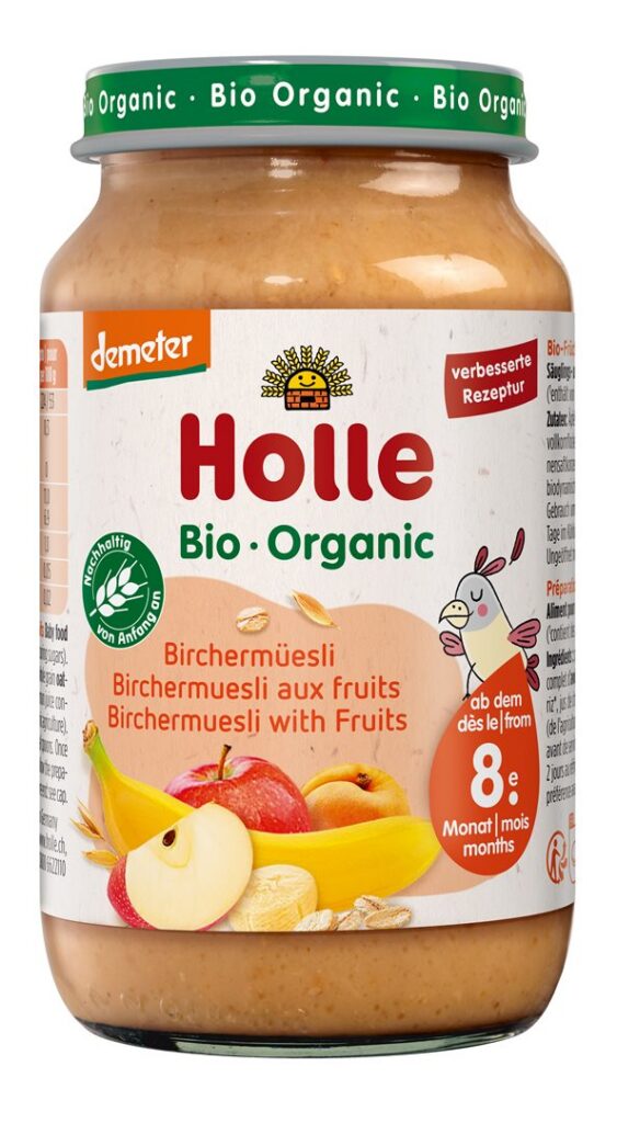 HOLLE birchermuesli aux fruits verre 220 g