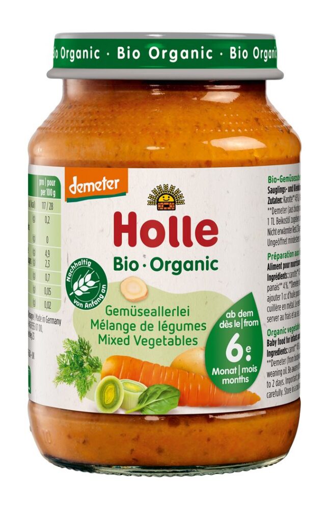 HOLLE mélange de légumes verre 190 g