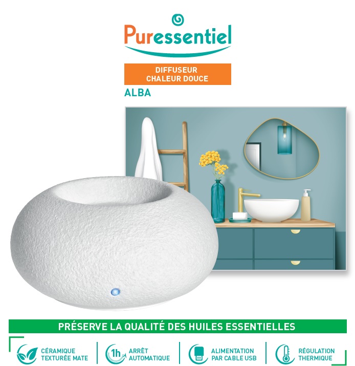 PURESSENTIEL diffuseur à chaleur douce ALBA