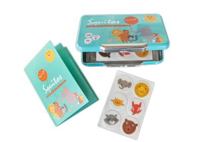 SQUITOS autocollants parfum nat dès 0 an 24 pce