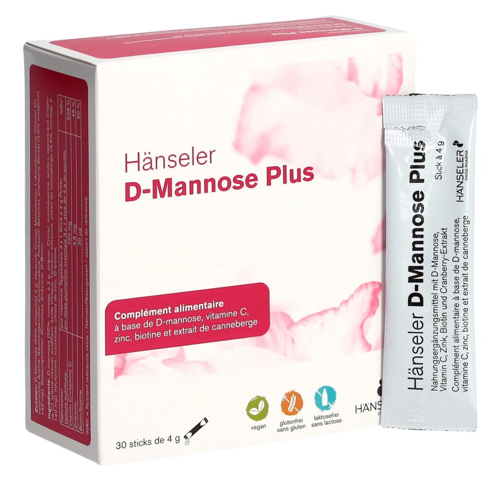 HÄNSELER D-Mannose Plus 30 stick 4 g