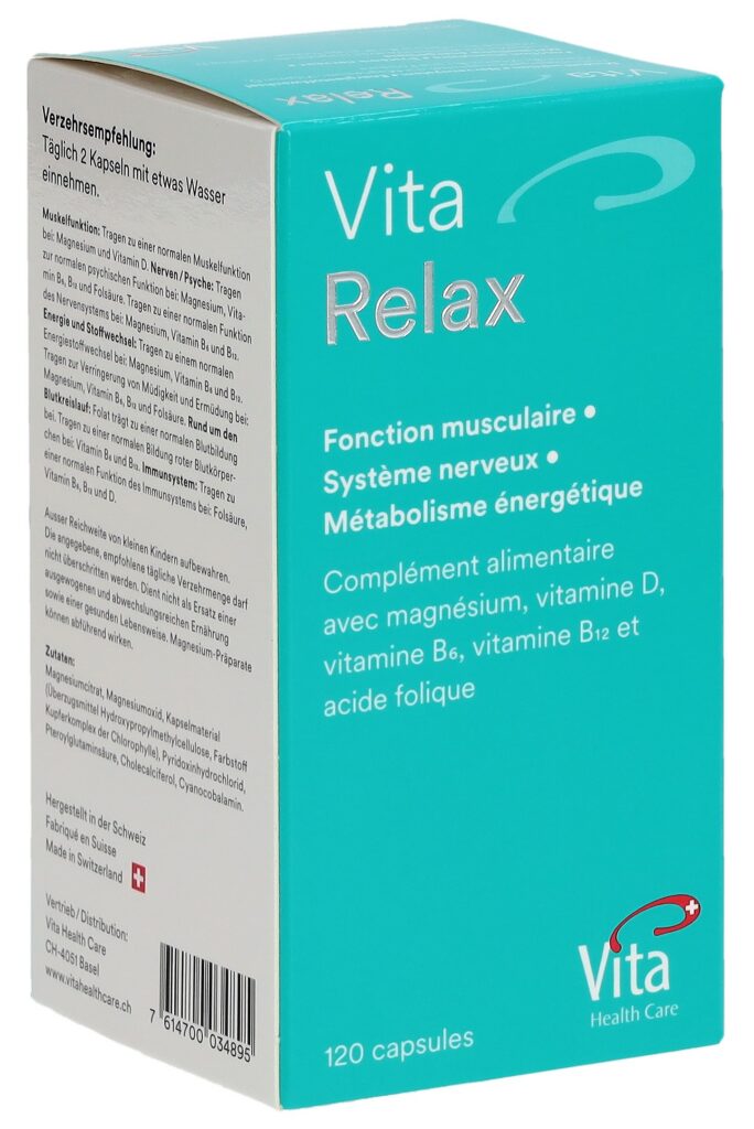 VITA RELAX caps bte 120 pce