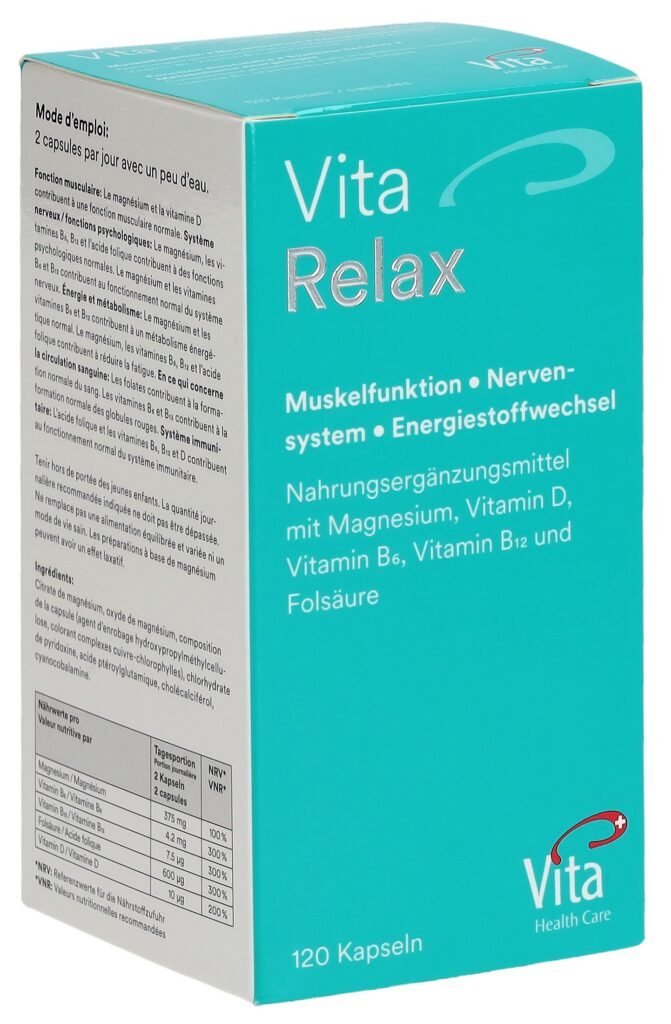 VITA RELAX caps bte 120 pce