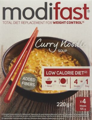 MODIFAST soupe nouilles curry 4 x 55 g